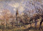 Alfred Sisley, Orchard in Sping-By